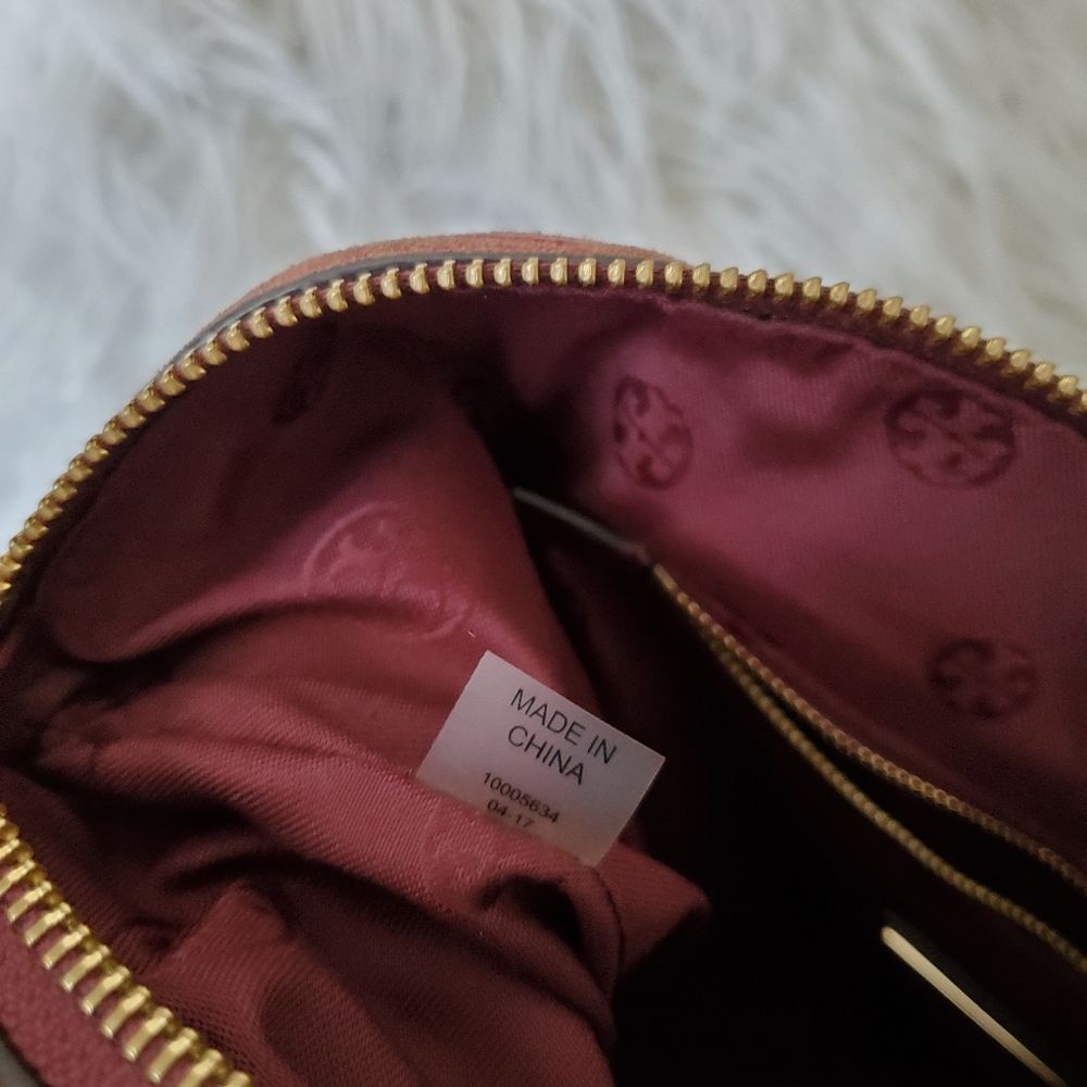 🔥Tory Burch Frida stitched suede satchel - Picture 11 of 11